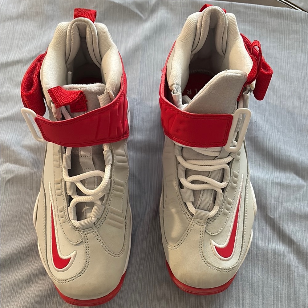 Nike Kids Red and White Sneakers
